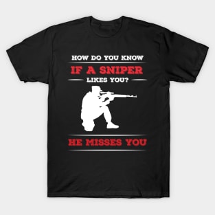 Shotgun Gun and Funny Shooting and Skeet Shooting Quote T-Shirt